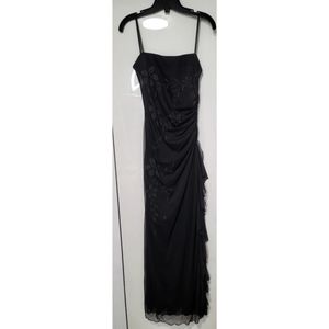 Majora full length black gown size small